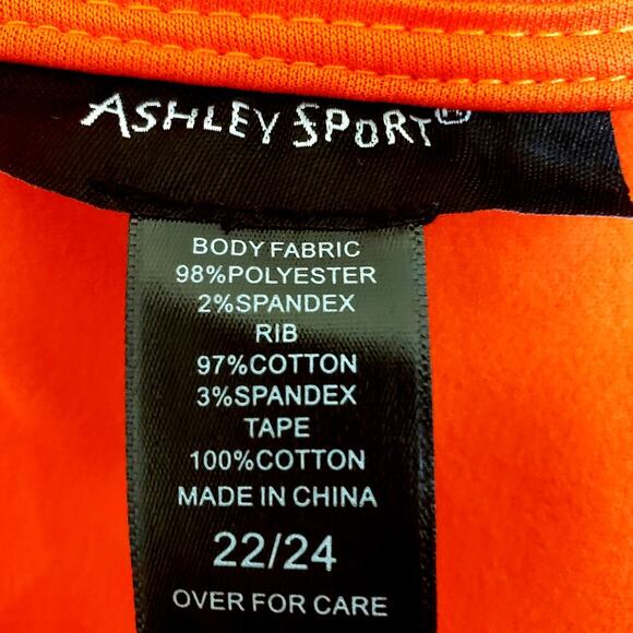 Ashley Stewart Spicy Orange Women's Jacket and Pants Activewear, Size 22/24 - Picture 6 of 7